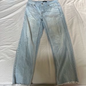 Light wash straight leg jeans from sincerely jules